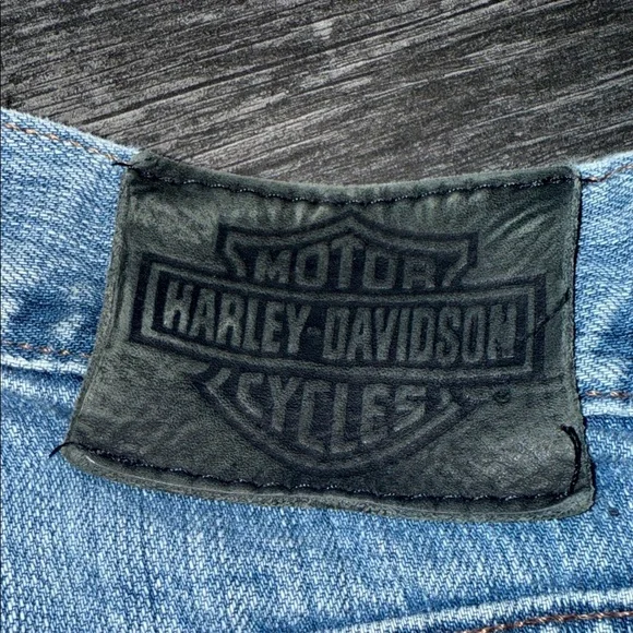 Harley-Davidson Light Blue Men Jeans 34 /30 vintage - Picture 2 of 9